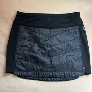 Smartwool, puffer mini-skirt, XS, black